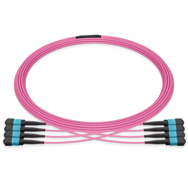 MPO shuffle cables