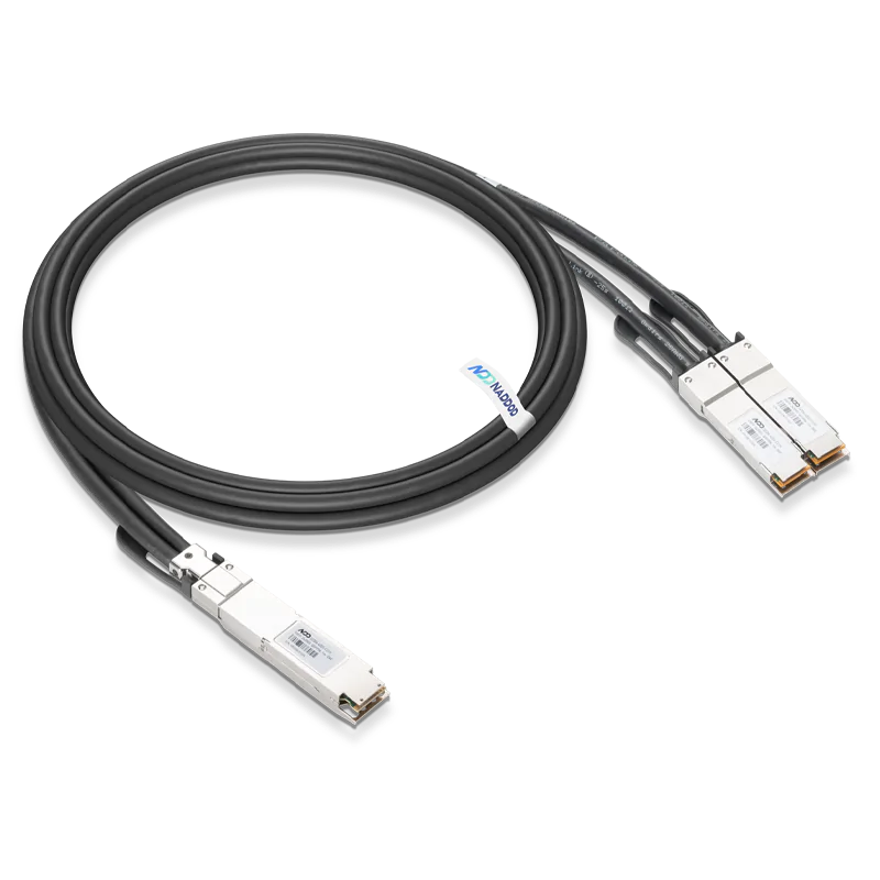 800G OSFP to 2×400G breakout DAC